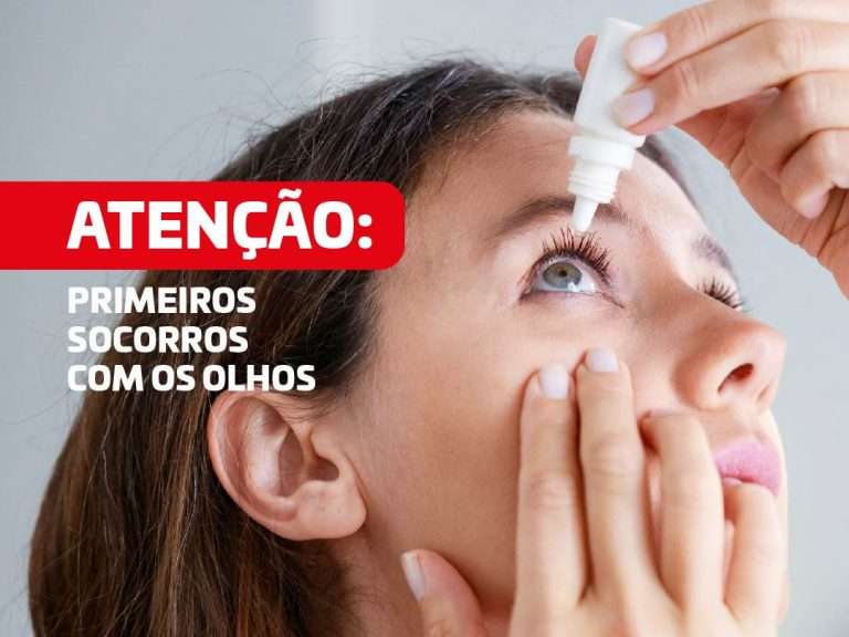 Atenção: Primeiros socorros com os olhos