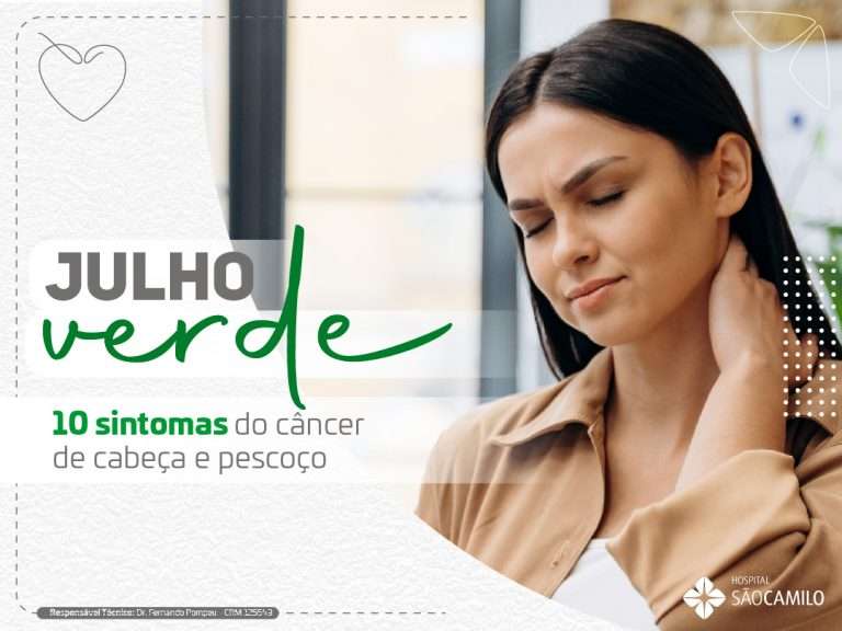 Julho Verde: 10 sintomas do câncer de cabeça e pescoço