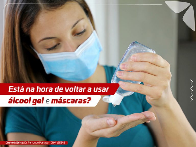 Está na hora de voltar a usar álcool gel e máscaras?