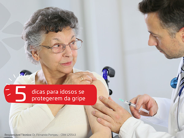 5 dicas para idosos se protegerem da gripe