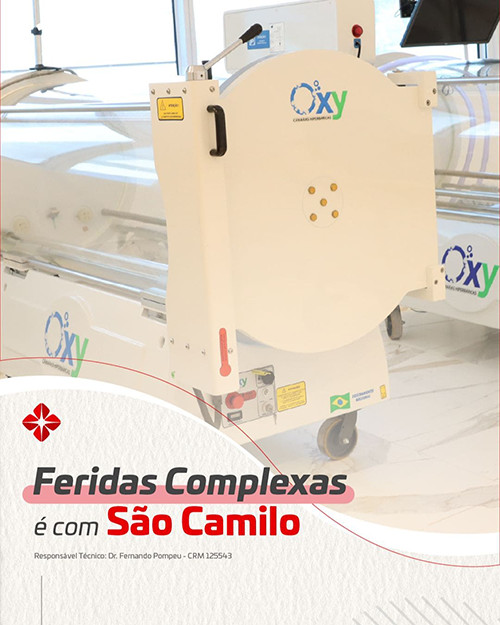 Feridas Complexas é com o São Camilo