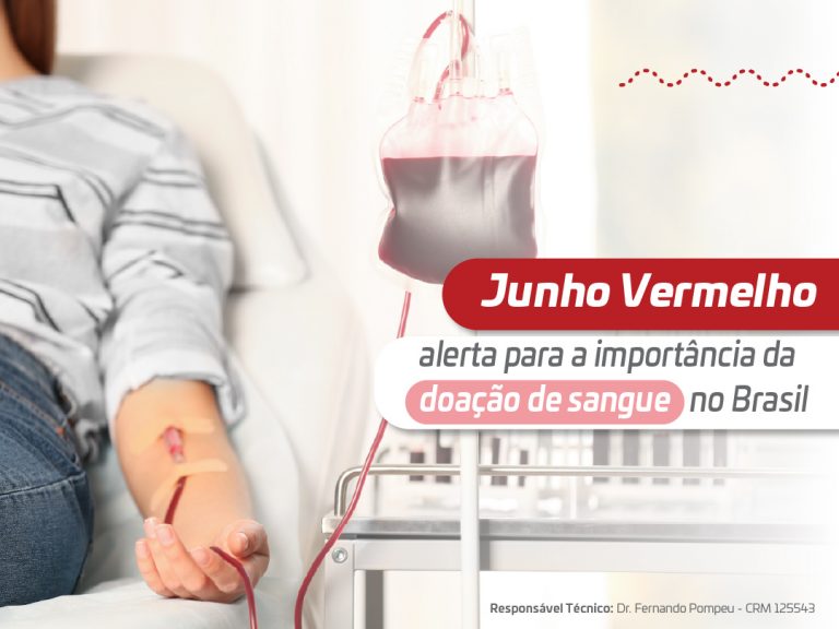Junho Vermelho alerta para a importância da doação de sangue no Brasil