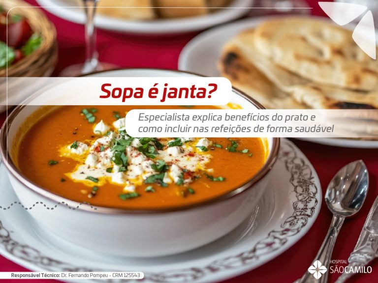 Sopa é janta? Especialista explica benefícios do prato e como incluir nas refeições de forma saudável