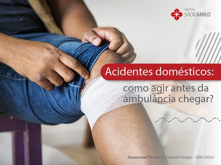 Acidentes domésticos: como agir antes da ambulância chegar?