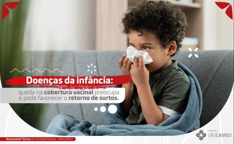 Doenças da infância: queda na cobertura vacinal preocupa e pode favorecer o retorno de surtos