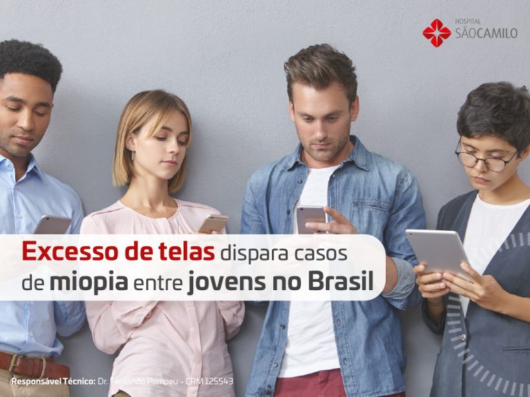 Excesso de telas dispara casos de miopia entre jovens no Brasil