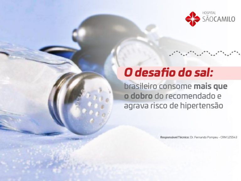 O desafio do sal: brasileiro consome mais que o dobro do recomendado e agrava risco de hipertensão