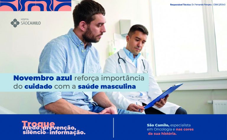Novembro azul reforça importância do cuidado com a saúde masculina
