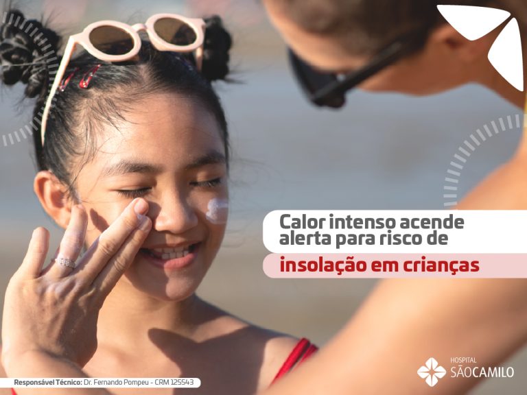 Calor intenso acende alerta para risco de insolação em crianças