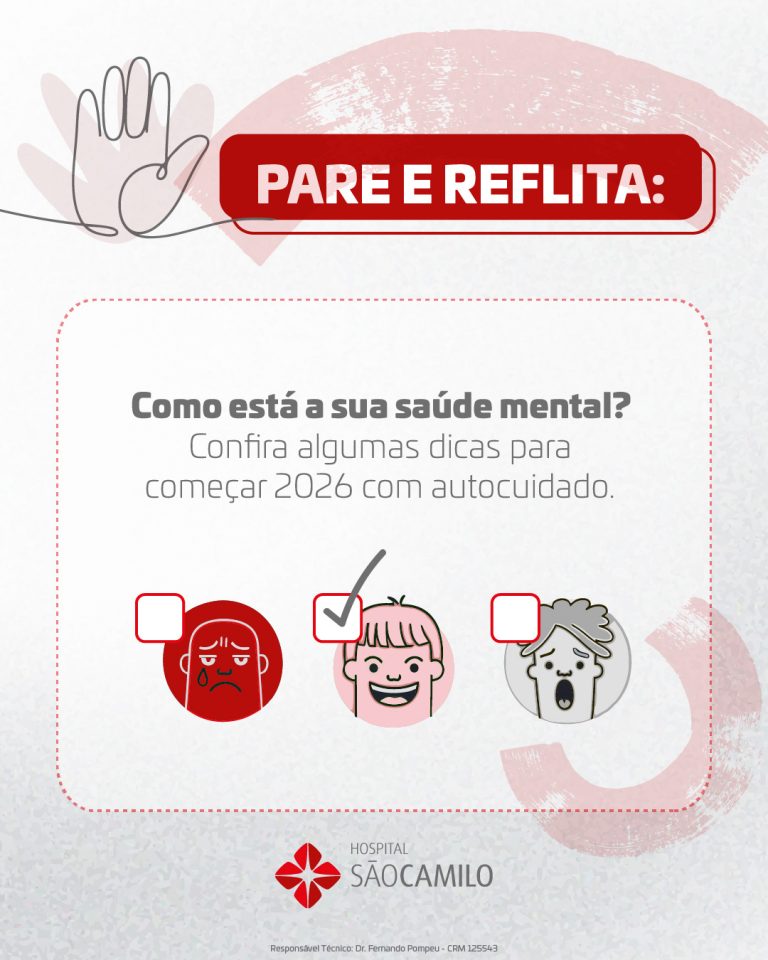 Pare e reflita: Como está a sua saúde mental?