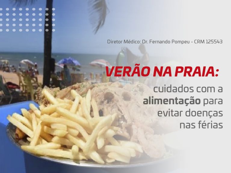 Verão na praia: cuidados com a alimentação para evitar doenças nas férias