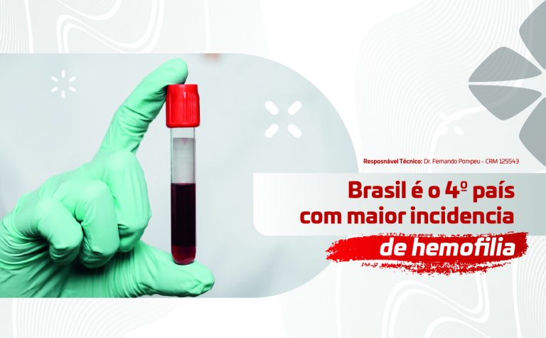 Brasil é 4º país com a maior incidência de hemofilia