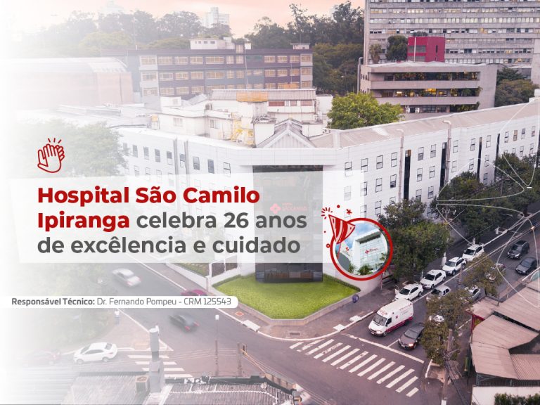 Hospital São Camilo Ipiranga celebra 26 anos de excelência e cuidado humanizado