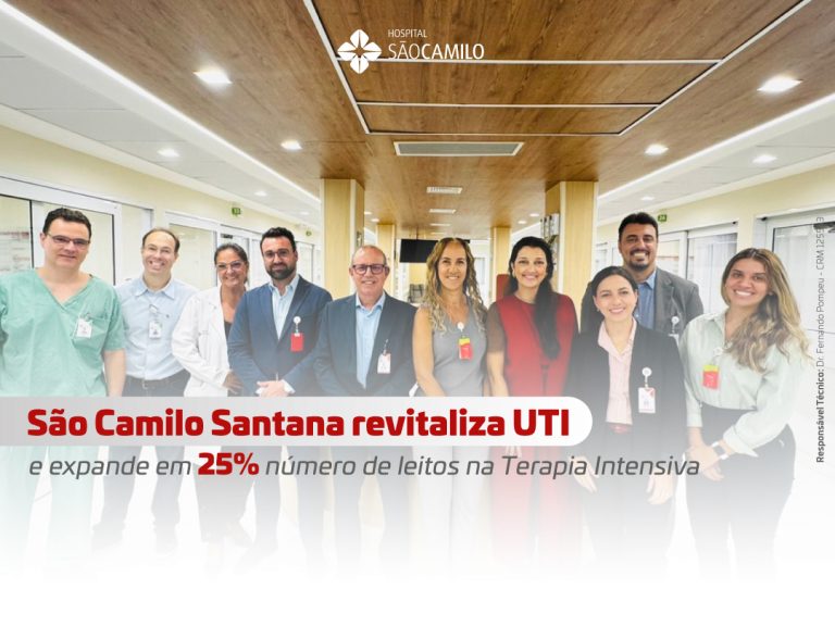 Hospital São Camilo Santana revitaliza UTI e expande em 25% número de leitos na Terapia Intensiva