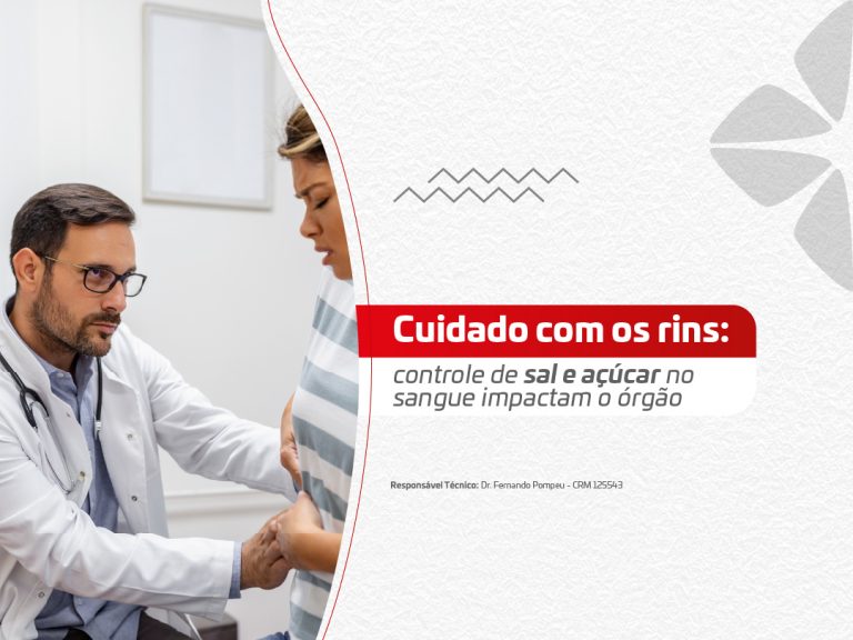 Cuidado com os rins: controle de sal e açúcar no sangue impactam o órgão