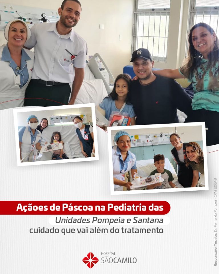 Ações do páscoa – Pediatria