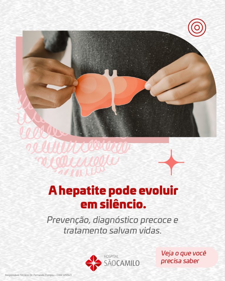A Hepatite pode evoluir em silêncio